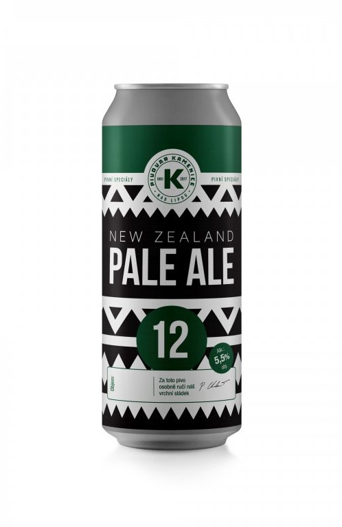 Kamenická 12° New Zeland Pale Ale, plech 0,5l